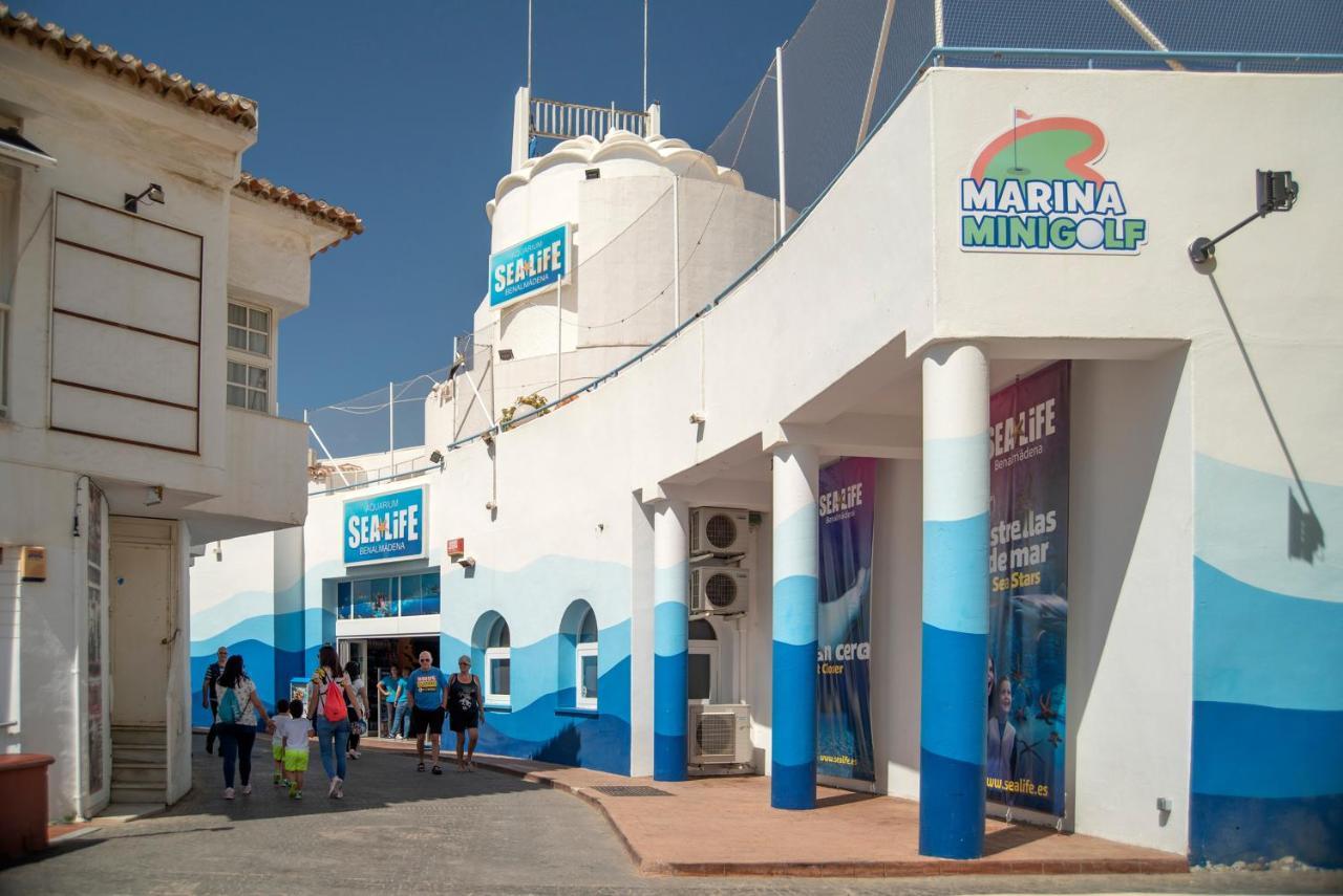 Benal Beach, Luxury Sea & Mountain View Beachside 1 Bedroom Apartment Benalmádena Esterno foto